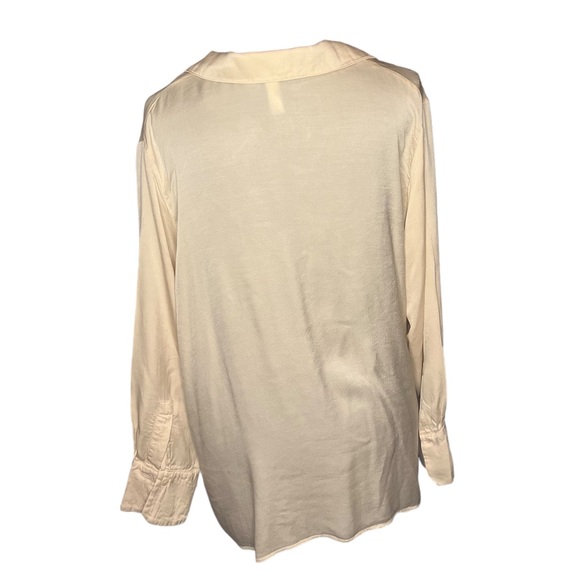 MNG MANGO Matte Satin Button Up Blouse - Picture 8 of 14